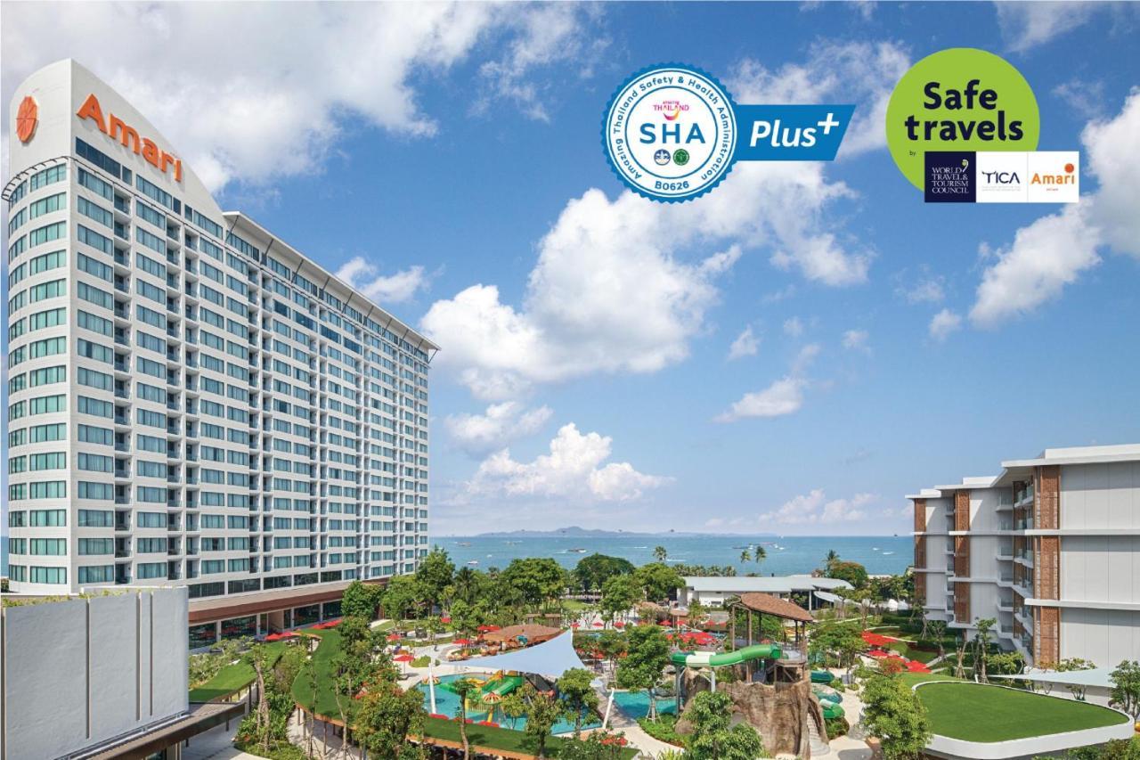 Amari Pattaya Hotel Exterior foto A view of the hotel